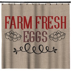 Farm Quotes Shower Curtain - Custom Size