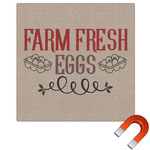 Farm Quotes Square Car Magnet - 6"