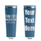 Farm Quotes Steel Blue RTIC Everyday Tumbler - 28 oz. - Front and Back