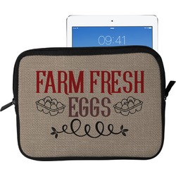 Farm Quotes Tablet Case / Sleeve - Large