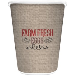Farm Quotes Waste Basket - Double Sided (White)