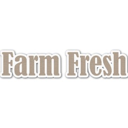 Farm Quotes Name/Text Decal - Large (Personalized)