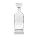 Farm Quotes Whiskey Decanter - 30 oz Square