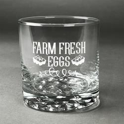 Farm Quotes Whiskey Glass - Engraved