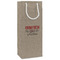 Farm Quotes Wine Gift Bag - Matte - Main