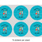 Happy Anniversary 3" Multipurpose Round Labels - Sheet