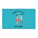 Happy Anniversary 3' x 5' Indoor Area Rug (Personalized)