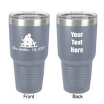 Happy Anniversary 30 oz Stainless Steel Tumbler - Grey - Double-Sided (Personalized)