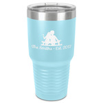 Happy Anniversary 30 oz Stainless Steel Tumbler - Teal - Single-Sided (Personalized)