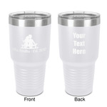 Happy Anniversary 30 oz Stainless Steel Tumbler - White - Double-Sided (Personalized)