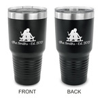 Happy Anniversary 30 oz Stainless Steel Tumbler - Black - Double Sided (Personalized)