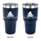 Happy Anniversary 30 oz Stainless Steel Ringneck Tumblers - Navy - Double Sided - APPROVAL