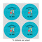 Happy Anniversary 4" Multipurpose Round Labels - Sheet