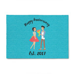 Happy Anniversary 4' x 6' Indoor Area Rug (Personalized)