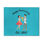 Happy Anniversary 8' x 10' Patio Rug (Personalized)