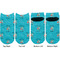 Happy Anniversary Adult Ankle Socks - Double Pair - Front and Back - Apvl