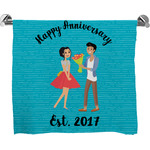 Happy Anniversary Bath Towel (Personalized)