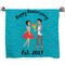 Happy Anniversary Bath Towel (Personalized)