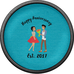 Happy Anniversary Cabinet Knob (Black) (Personalized)