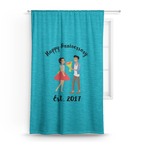 Happy Anniversary Curtain - 50"x84" Panel (Personalized)