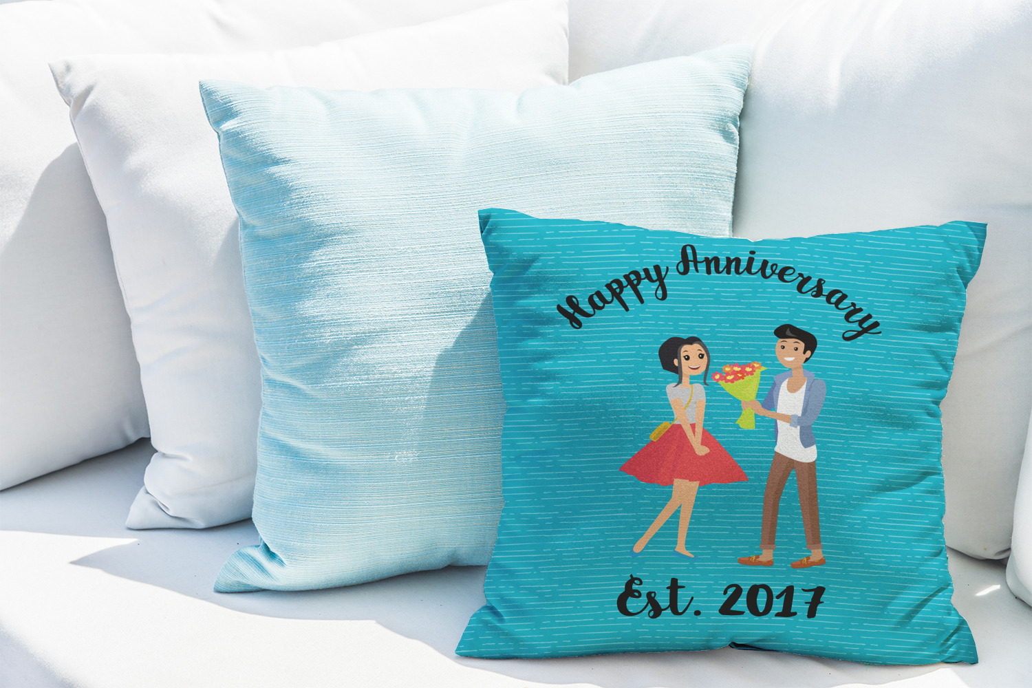 Anniversary pillow clearance cases