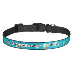 Happy Anniversary Dog Collar - Medium (Personalized)