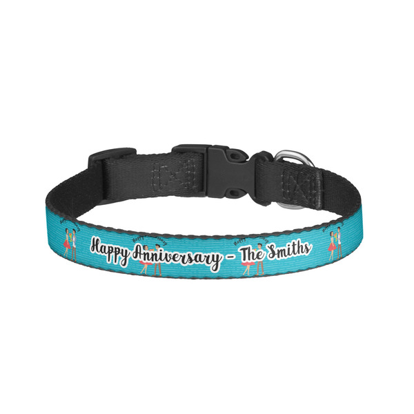 Custom Happy Anniversary Dog Collar - Small (Personalized)