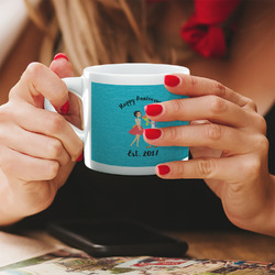 Happy Anniversary Double Shot Espresso Cup - Single (Personalized)