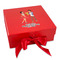 Happy Anniversary Gift Boxes with Magnetic Lid - Red - Front