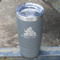 Happy Anniversary Gray Polar Camel Tumbler - 20oz - Angled