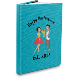 Happy Anniversary Hardbound Journal - 7.25" x 10" (Personalized)