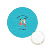 Happy Anniversary Printed Cookie Topper - 1.25" (Personalized)