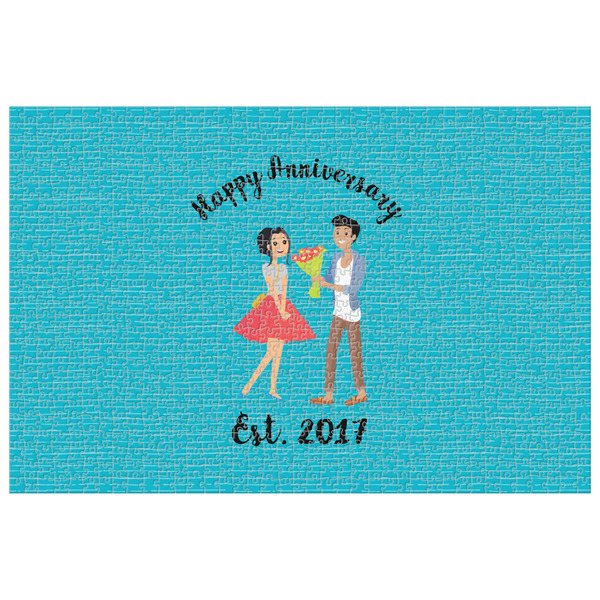 Custom Happy Anniversary Jigsaw Puzzle - 1000-piece (Personalized)