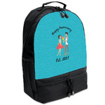 Happy Anniversary Backpacks - Black (Personalized)