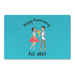 Happy Anniversary Large Rectangle Car Magnet (Personalized)