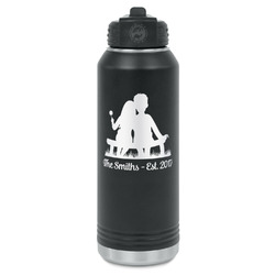 Happy Anniversary Water Bottles - Laser Engraved - Front & Back (Personalized)