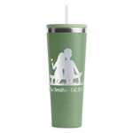 Happy Anniversary RTIC Everyday Tumbler with Straw - 28oz - Light Green - Single-Sided (Personalized)