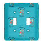 Happy Anniversary Light Switch Cover (2 Toggle Plate) (Personalized)