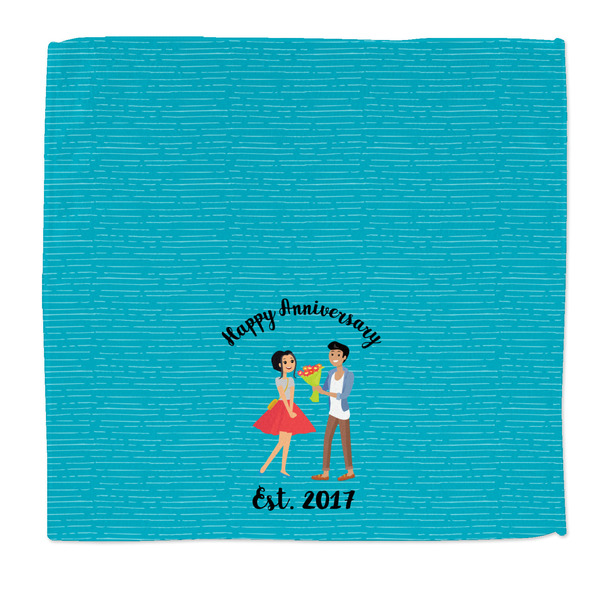 Custom Happy Anniversary Microfiber Dish Rag (Personalized)