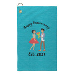 Happy Anniversary Microfiber Golf Towel - Small (Personalized)