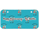 Happy Anniversary Mini/Bicycle License Plate (2 Holes) (Personalized)