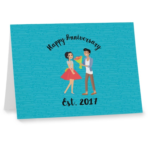 Custom Happy Anniversary Note cards (Personalized)