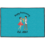 Happy Anniversary Door Mat - 36"x24" (Personalized)