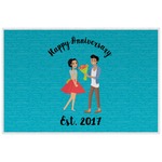 Happy Anniversary Laminated Placemat w/ Couple's Names