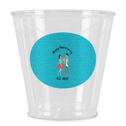 Happy Anniversary Plastic Shot Glass (Personalized)