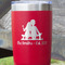 Happy Anniversary Red Polar Camel Tumbler - 20oz - Close Up