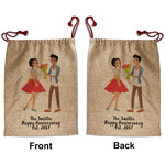 Happy Anniversary Santa Sack - Front & Back (Personalized)