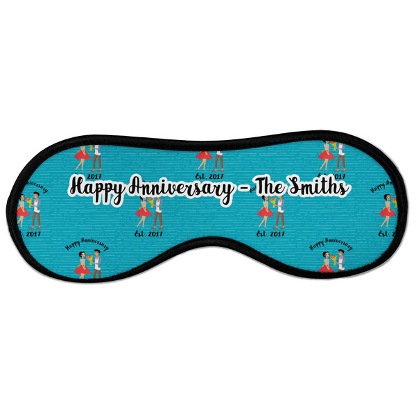 Custom Happy Anniversary Sleeping Eye Masks - Large (Personalized)