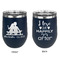 Happy Anniversary Stainless Wine Tumblers - Navy - Double Sided - Approval