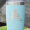 Happy Anniversary Teal Polar Camel Tumbler - 20oz - Close Up